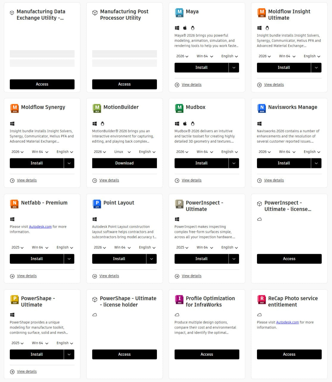 AutoDesk All Apps (Officially Licensed) (for all Windows, macOS, Android, iOS, Linux devices) 2018 to 2026 All Versions (3 devices, 3-year subscription)